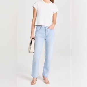 Agolde 90’S Pinch Waist High Rise Straight Focus Jeans